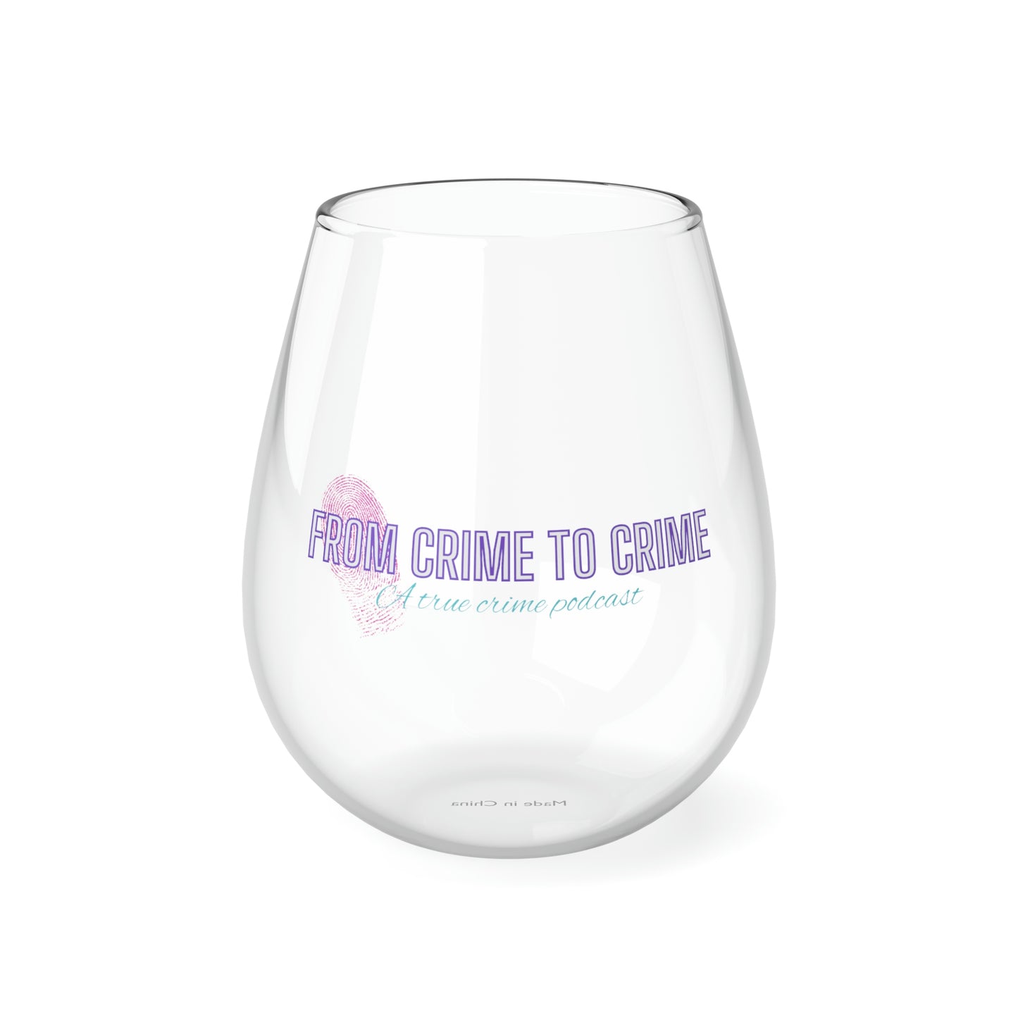 Stemless Wine Glass, 11.75oz